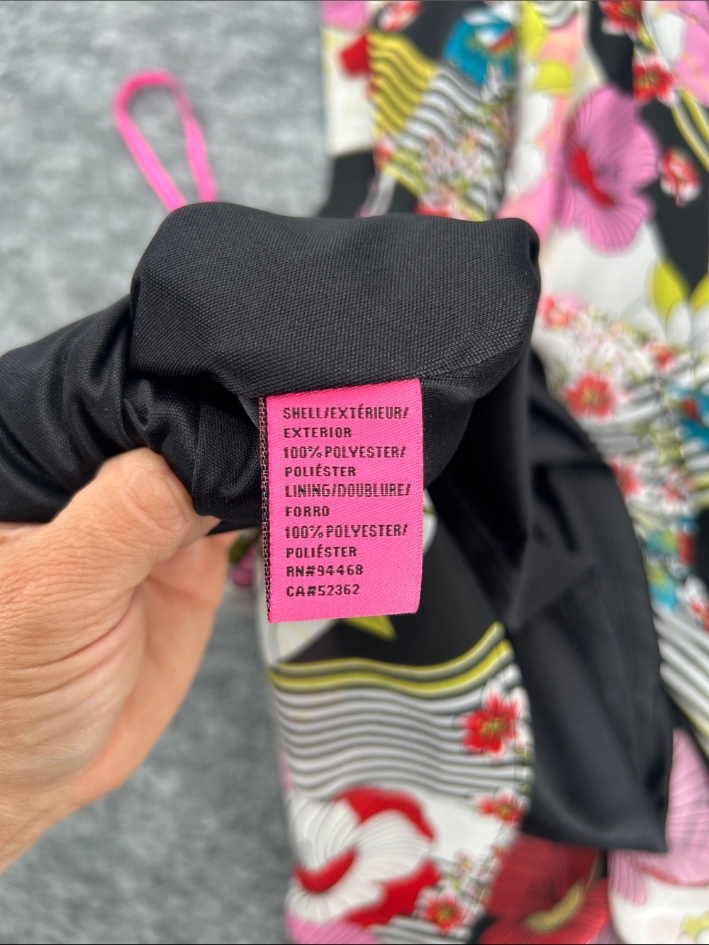 Betsey Johnson Multicolor Floral & Stripe Dress - Pink, Black, Turquoise Size 2 - Picture 7 of 11